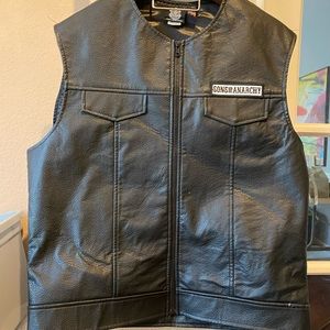 Sons of Anarchy Vest- Faux Leather